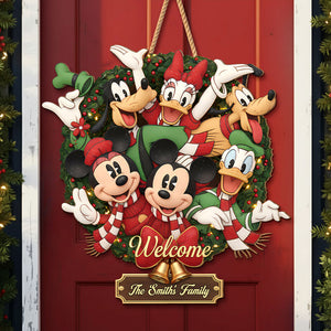 Adorable Characters Wooden Sign - Personalized Gifts For Family 06HYTI061125-Homacus