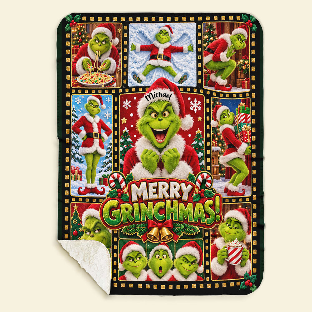 Festive Season Blanket - Personalized Gifts For Christmas Blanket 01PATI151026-Homacus