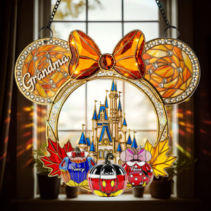 Halloween Grandma Suncatcher Ornament - Personalized Gifts For Grandma 03ohti070825-Homacus