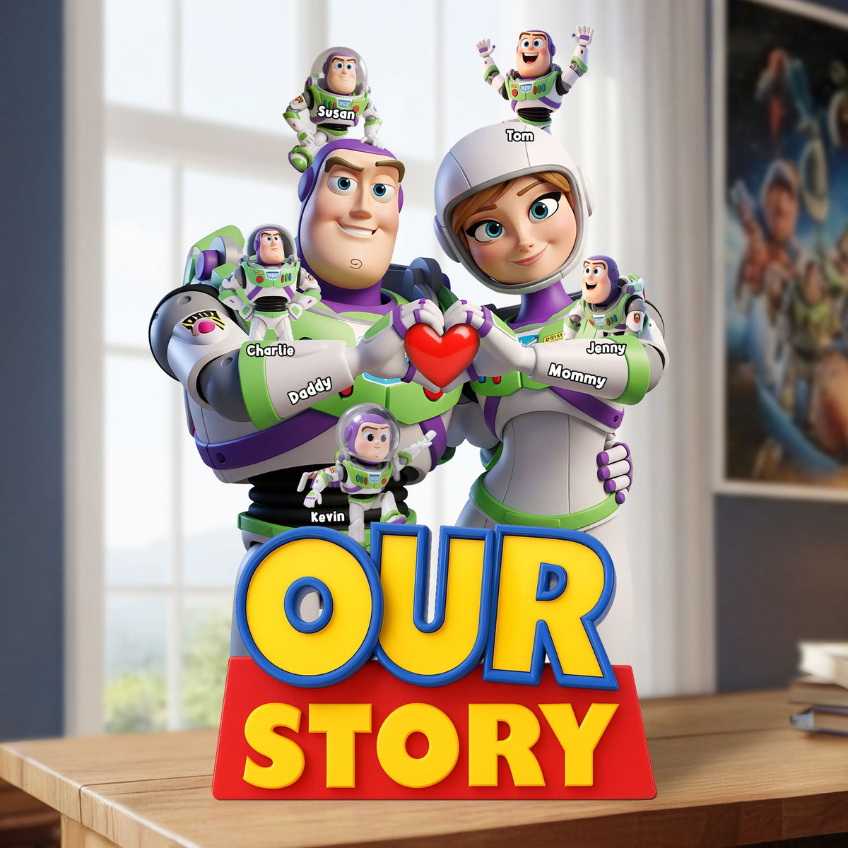 Family Story Plaque - Personalized Gifts For Family 03nati140625-Homacus