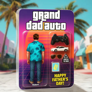 Game Dad Plaque - Personalized Gifts For Dad 02nati070525-Homacus