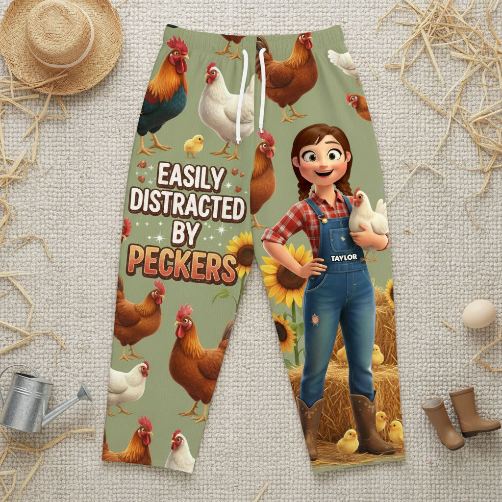 Farm Chicken Pajama Pants - Personalized Gifts For Farm Girl 02nati051225-Homacus