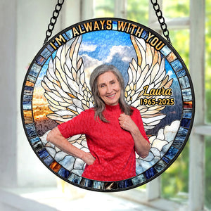 Custom Photo Gifts For Memorial Stained Glass 05huti040325-Homacus