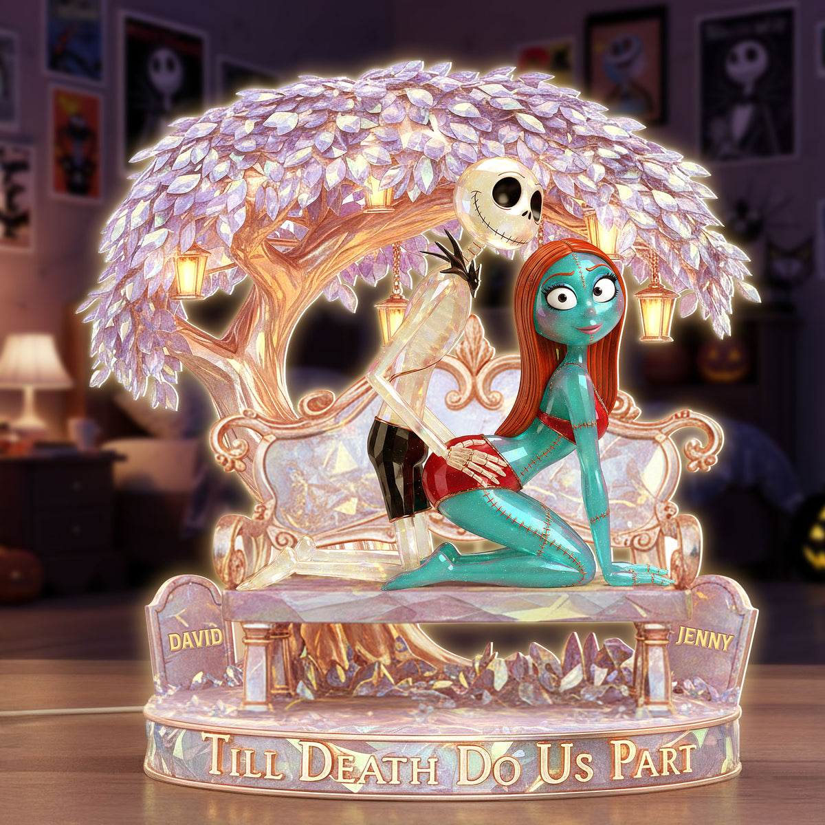 Cheeky Couple Acrylic Light Box - Personalized Gifts For Couples 01ohti081225-Homacus