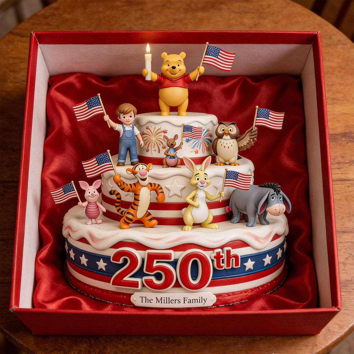 250th Celebration Keepsake Acrylic Plaque - Personalized Gift For Patriotic Anniversary Plaque 03PATI230226-Homacus