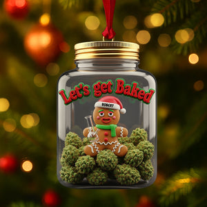 Gingerbread Weed Ornament - Personalized Gifts For Weed Lovers 03toti110825-Homacus