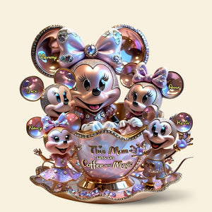 Mouse Mom Plaque - Personalized Gifts For Mom 02tgti220425-Homacus