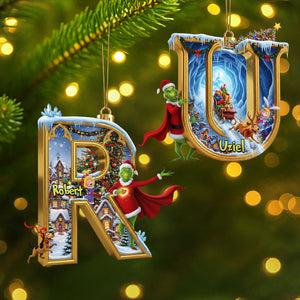 Funny Green Guy Ornament - Custom Letter Gifts For Loved Ones 01ohti060925-Homacus