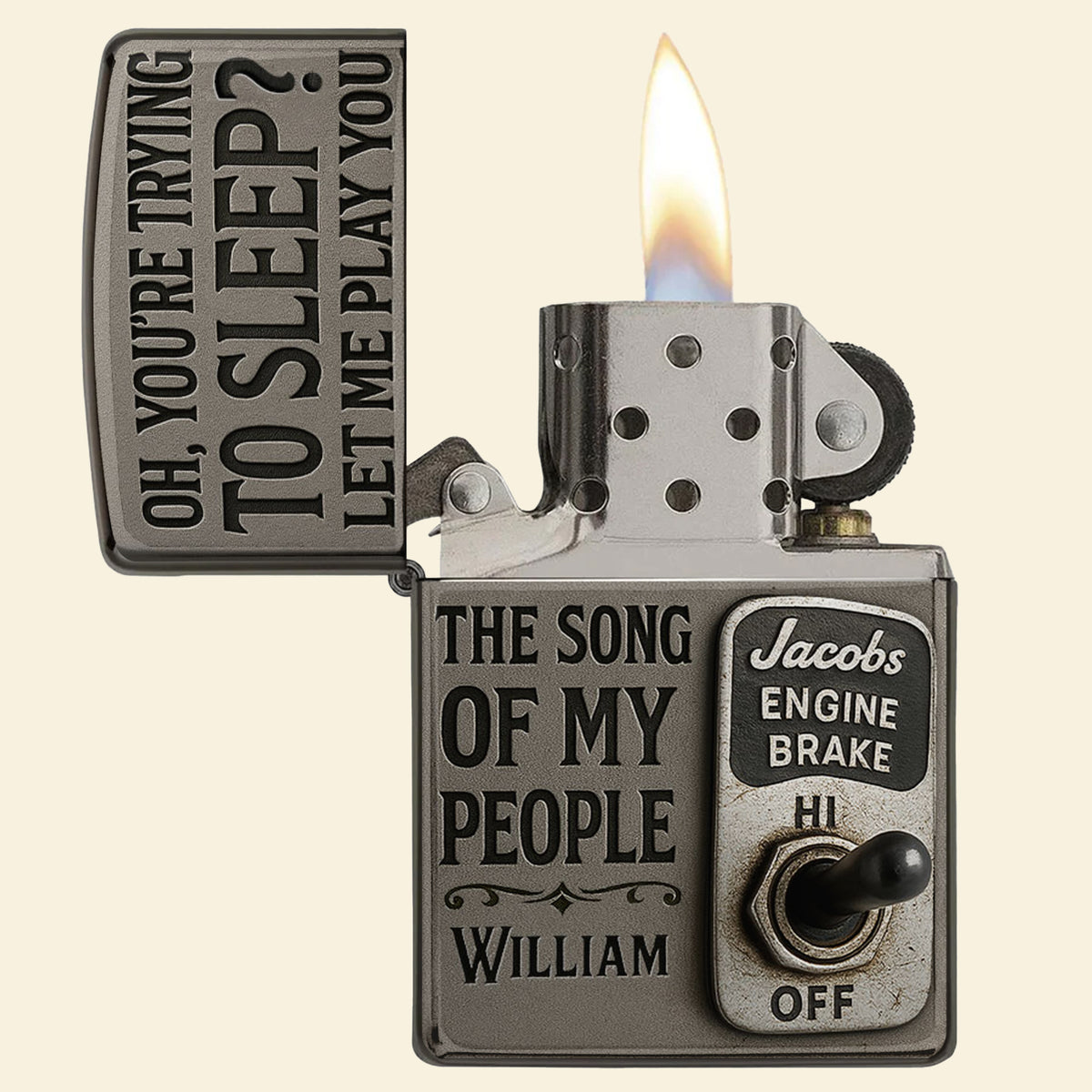 Engine Brake Lighter - Personalized Gift For Truck Driver-Homacus