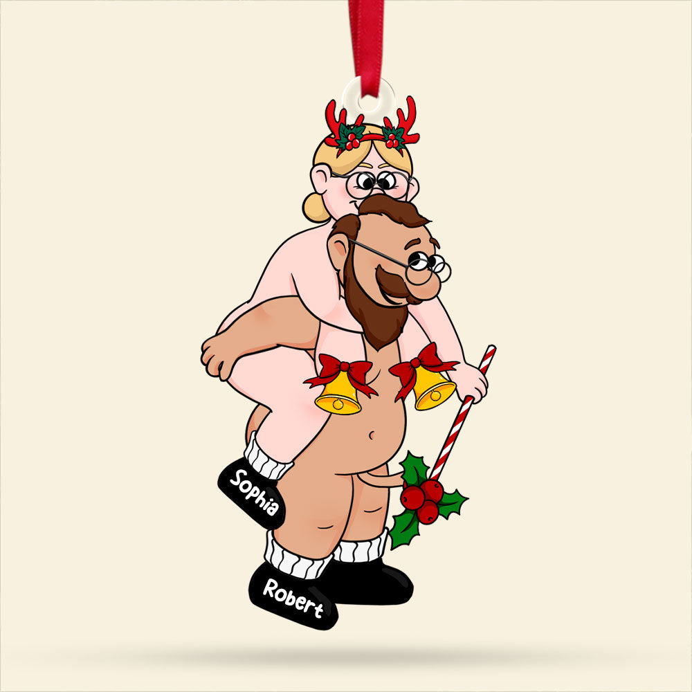 Personalized Christmas Gift For Couple Ornament 04ACTI041124PA-Homacus