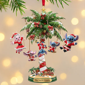 Alien Family Ornament - Personalized Gift For Family Christmas Ornament 01TOTI141025-Homacus