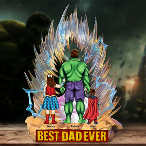 Super Dad Acrylic Plaque Personalized Gifts For Dad 04OHTI290425PA-Homacus