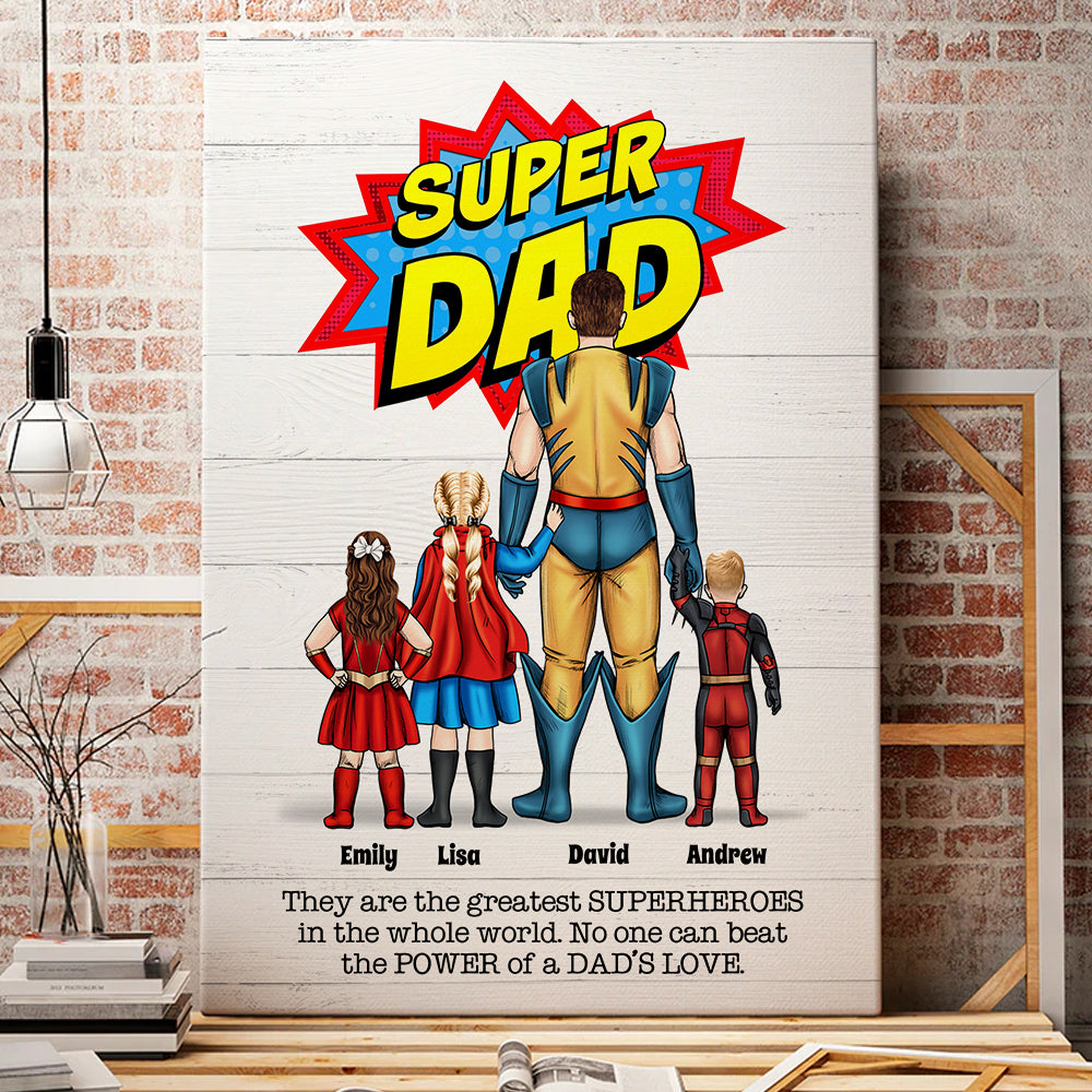 Personalized Gifts For Dad Canvas Print 05hudt030523tm-Homacus