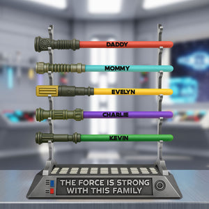 Laser Sword Family Plaque - Personalized Gifts For Family 02ohti130625-Homacus