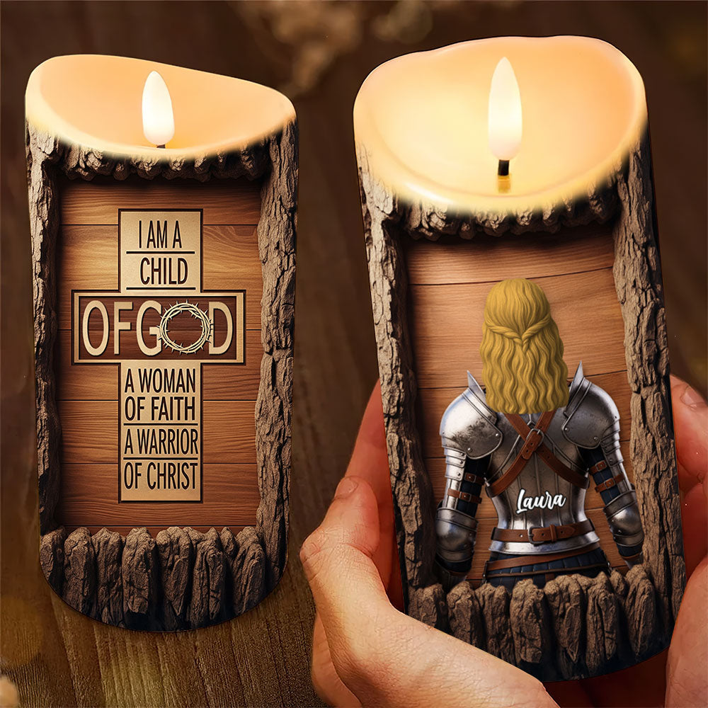 Knight Woman LED Candle - Personalized Gifts For Her 04nati100725-Homacus