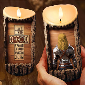 Knight Woman LED Candle - Personalized Gifts For Her 04nati100725-Homacus