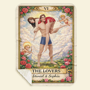 The Lovers Blanket - Personalized Gifts For Couple 01huti020226-Homacus
