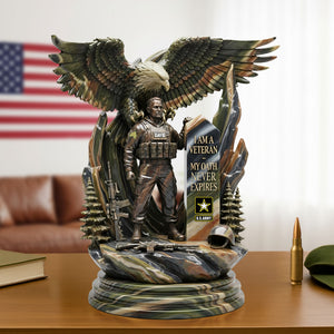 Strong Veteran Plaque - Personalized Christmas Gifts For Veteran 03tgti070725-Homacus
