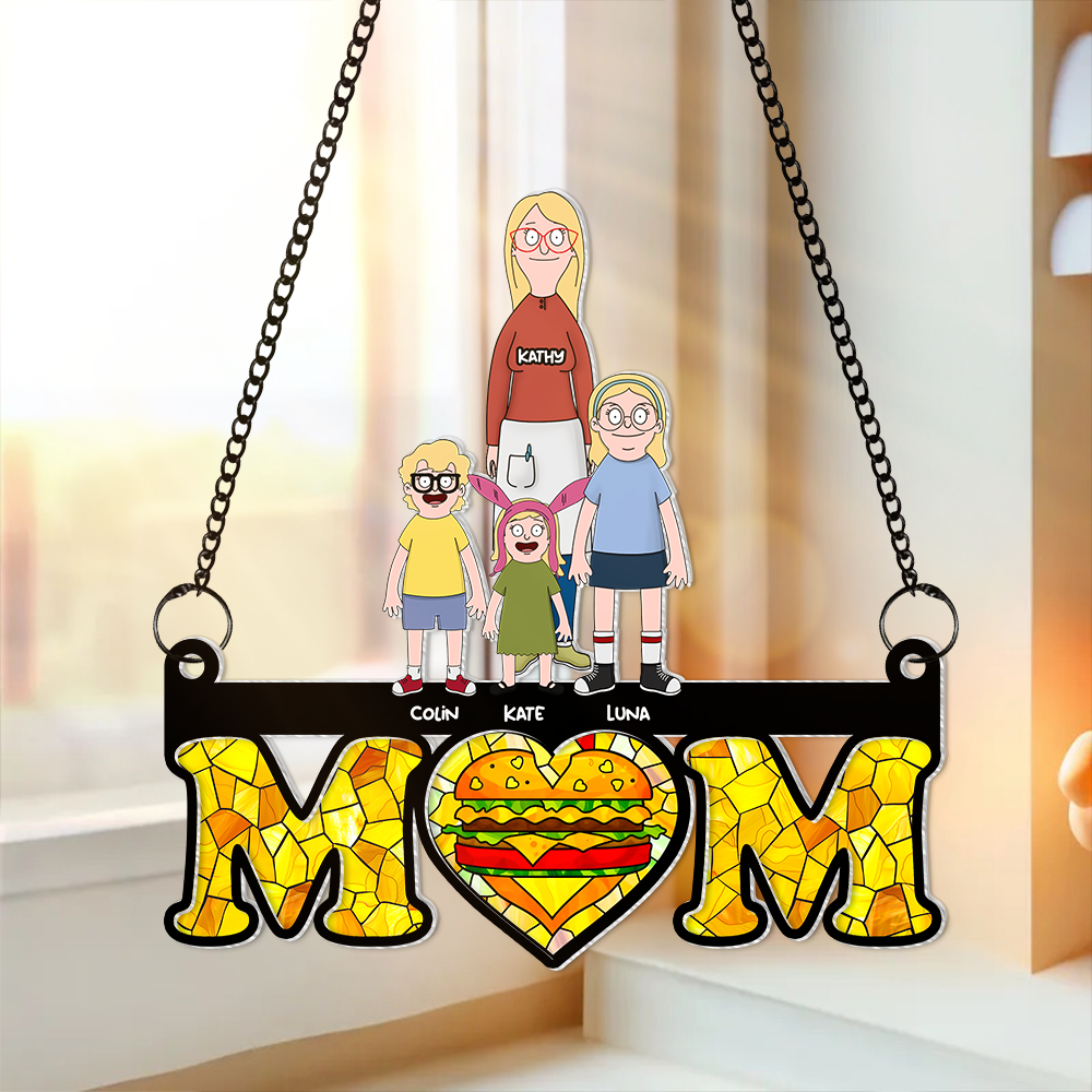 Personalized Gift For Mom Suncatcher, Happy & Loved Mom 01qhhu030325hg-Homacus