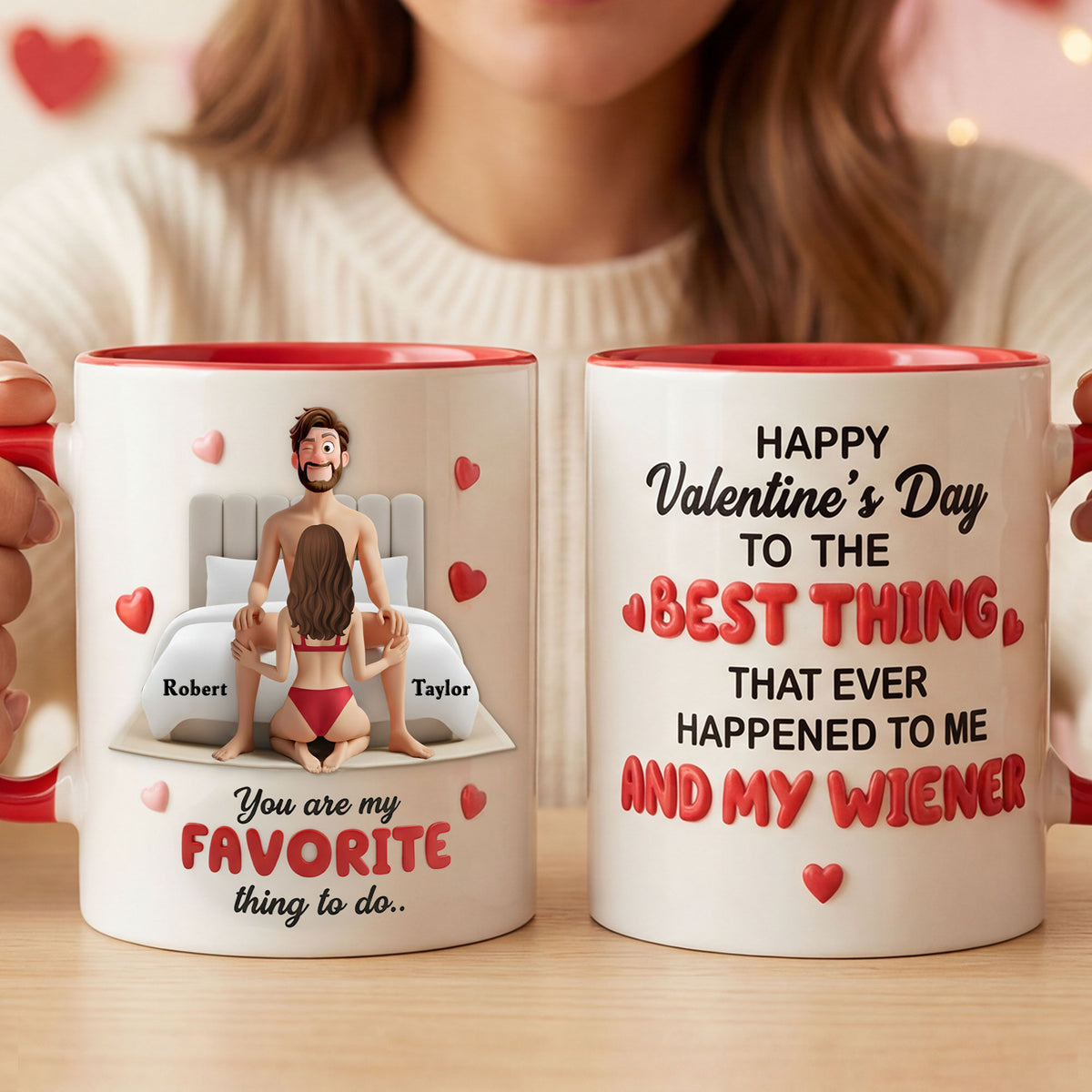 Couple The Best Thing Accent Mug - Personalized Gifts For Couple 02kiti270126-Homacus