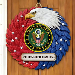 Military Metal Sign - Personalized Gifts For Family 02huti030625-Homacus
