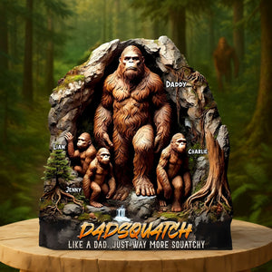 Personalized Gifts For Dad Plaque Father's Day Dadsquatch-Homacus