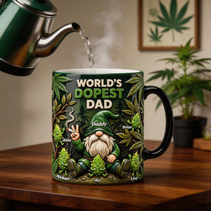 Gnome Weed Dad Magic Coffee Mug - Personalized Gifts For Dad 02nati050526-Homacus