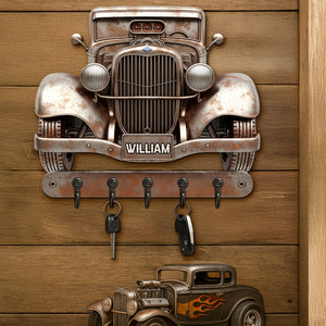 Hot Rod Key Hanger - Personalized Gifts For Hot Rod Lovers 03nati280625-Homacus