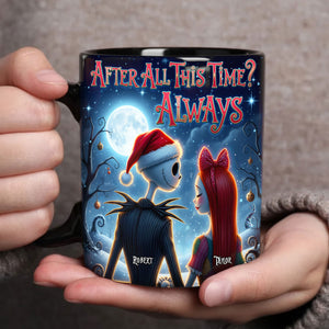 Spooky Couple Mug Personalized Gifts For Couple 04HUTI241125-Homacus