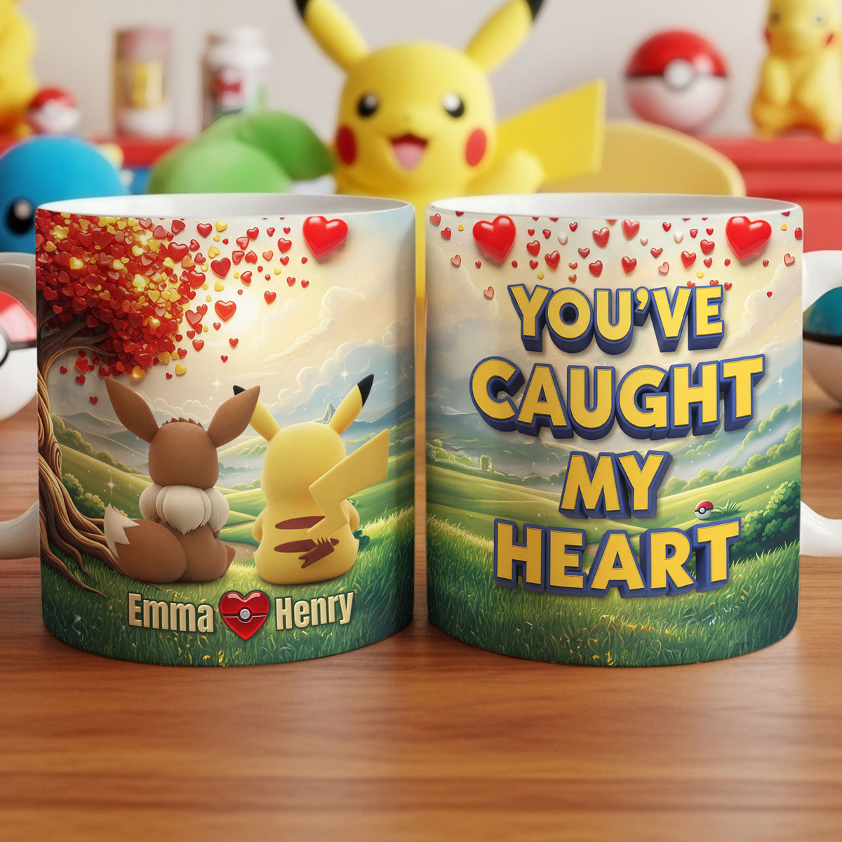 Cute Backview Couple Coffee Mug - Personalized Gifts For Couple 04ohti300725-Homacus