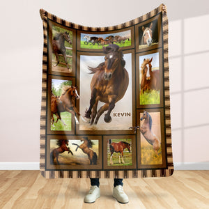 Personalize Gifts For Horse Lover Blanket 051qhti030125-Homacus