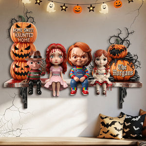 Horror Family Wood Sign - Personalized Gifts For Family 04ohti070825-Homacus