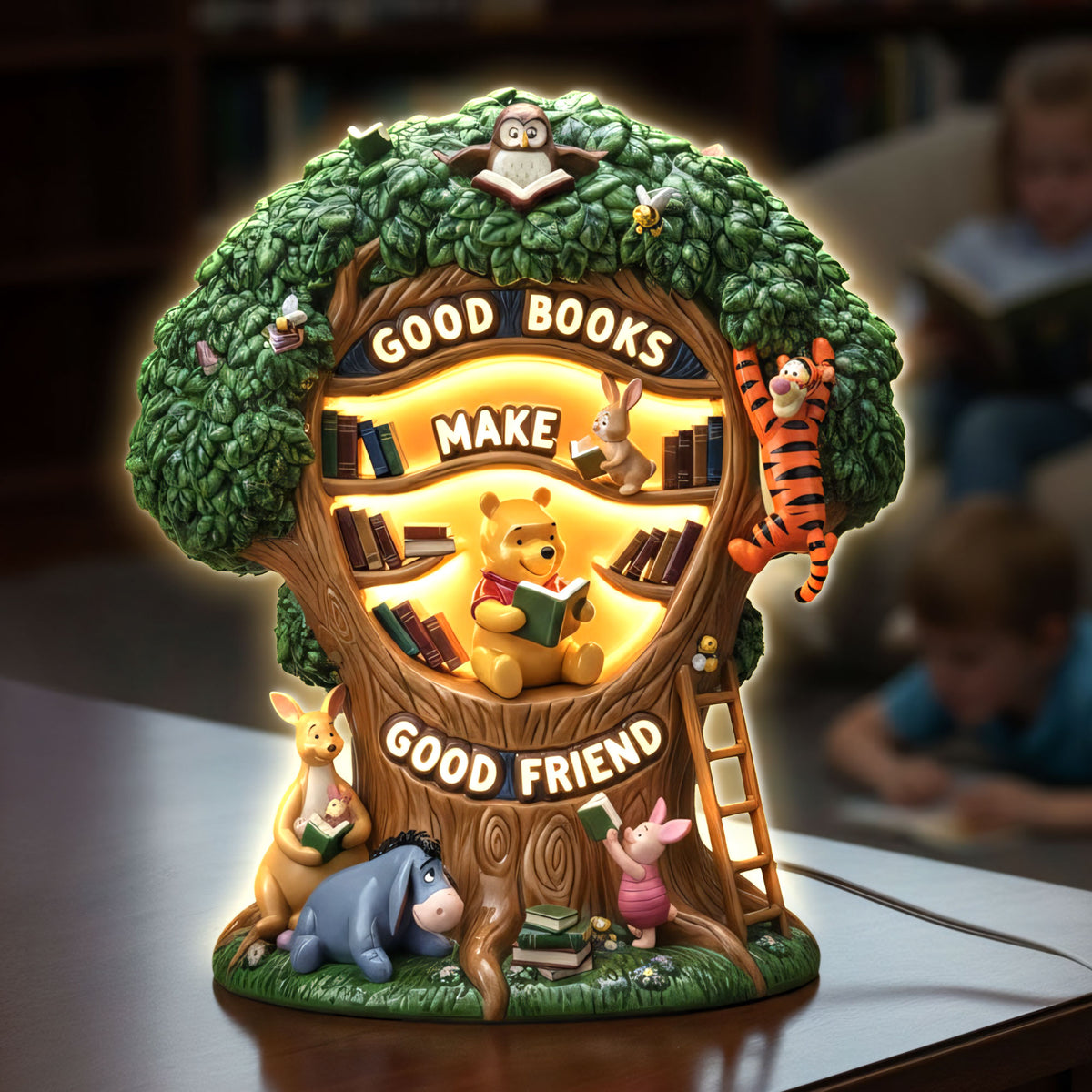 Bookish Friends Forever Acrylic Light Box - Personalized Gift For Friends 04PATI101225-Homacus