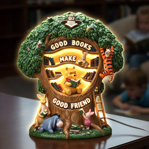 Bookish Friends Forever Acrylic Light Box - Personalized Gift For Friends 04PATI101225-Homacus