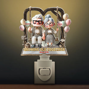 Old Couple Night Light - Personalized Gifts For Couple 06tgti280525-Homacus