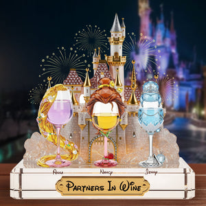 Drink Princess Besties Plaque - Personalized Gifts For Besties 04nati020625-Homacus