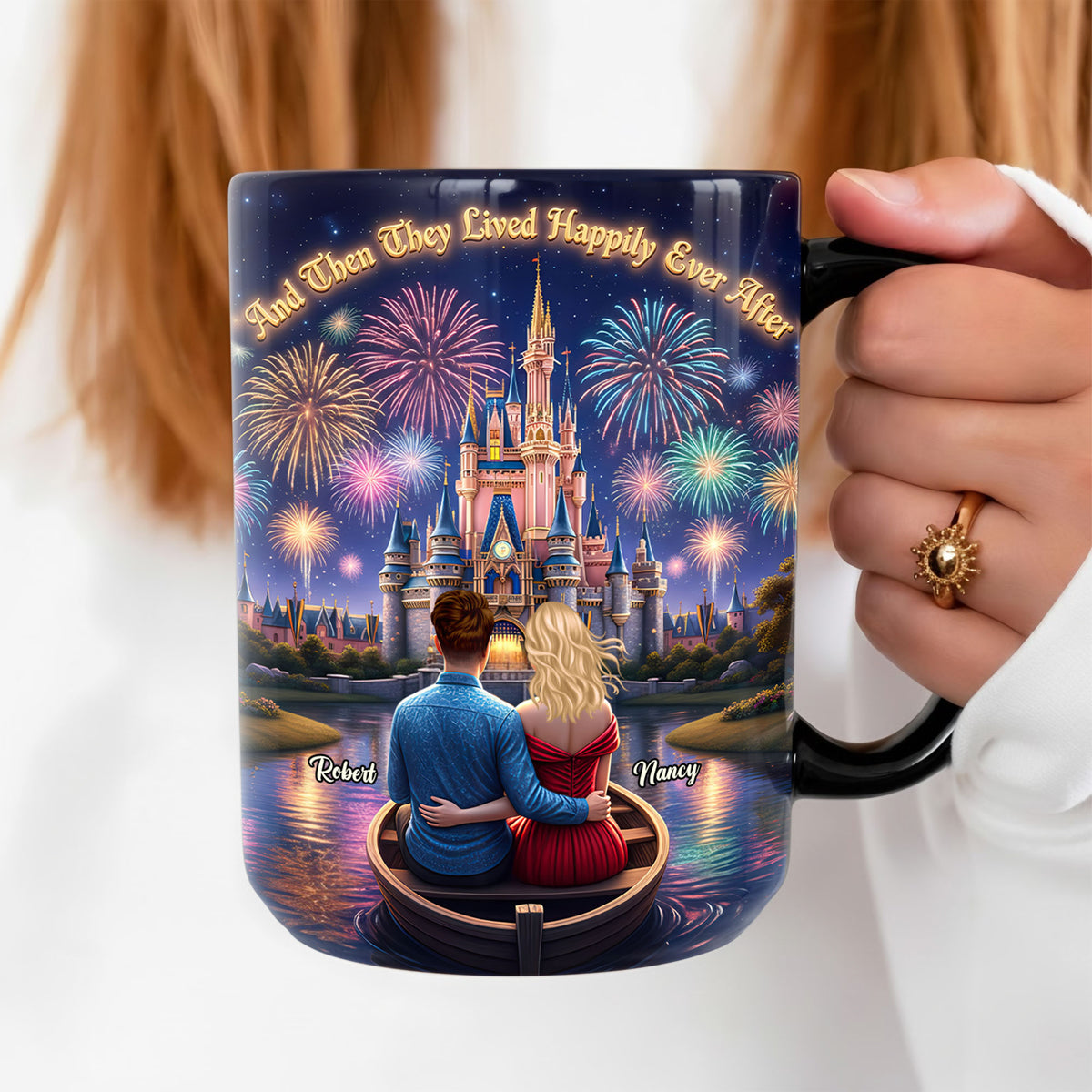 Couple Happily Ever After Coffee Mug - Personalized Gifts For Couple 05huti021225-Homacus