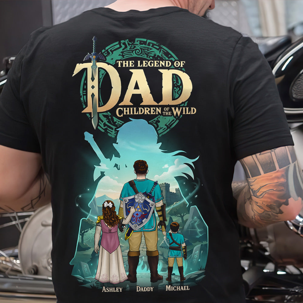 The Legend Of Dad Shirt - Personalized Father's Day Gifts 02NATI040526-Homacus