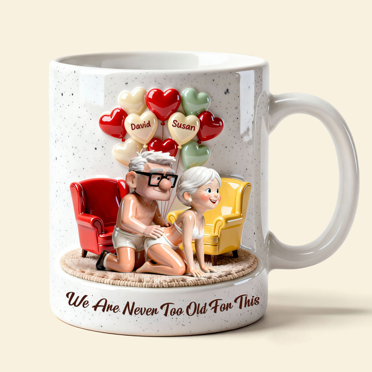 Naughty Old Couple Coffee Mug - Personalized Gift For Couples 04OHTI070126-Homacus