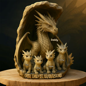Dad Plaque - Personalized Gifts For Dad 03tgti170425-Homacus