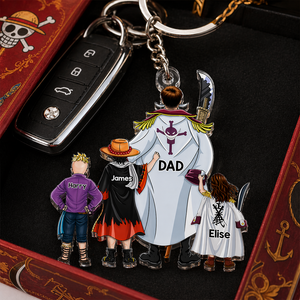 Dad Keychain- Personalized Gifts For Dad 021qhhu120525pa-Homacus