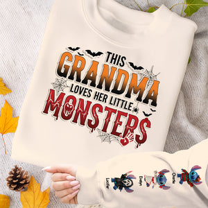 Little Spooky Monster Shirt - Personalized Gifts For Grandma 01pgti140825-Homacus