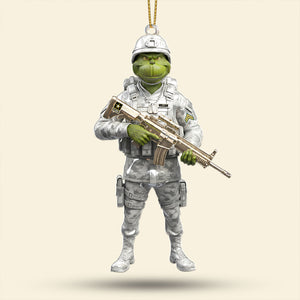 Green Veteran Ornament - Personalized Gifts For Veterans 02tgti110925-Homacus