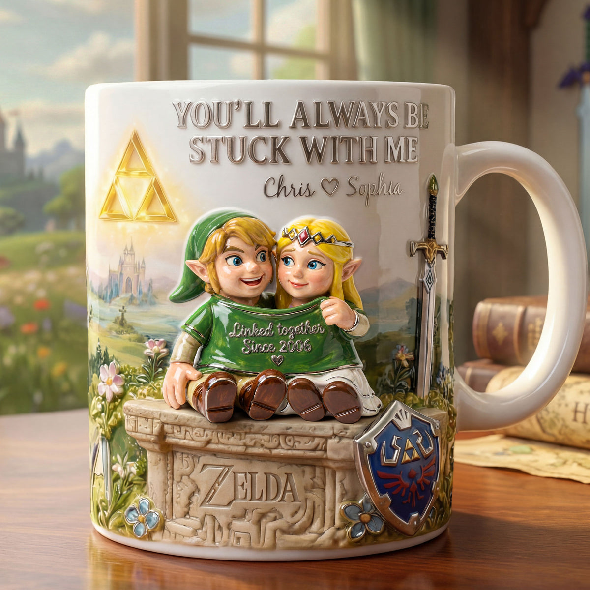 Adventurous Couple In One Shirt Coffee Mug - Personalized Gifts For Couples 04qhti220126-Homacus