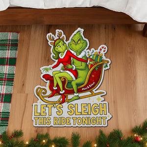 Let's Sleigh This Ride Couple Doormat - Personalized Gifts For Couple 04pgti120925-Homacus
