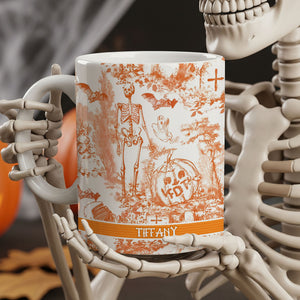 Slightly Subtle Halloween Toile De Jouy Mug 02qhti230825-Homacus