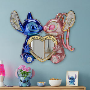 Cute Alien Couple Mirror - Personalized Gifts For Couple 02ohti210725-Homacus