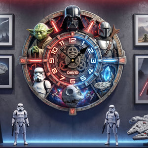 Fantasy Hanging Wall Clock - Personalized Gifts 05huti241225-Homacus