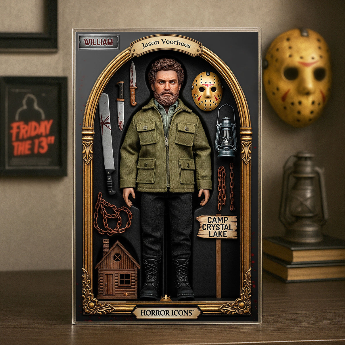 Horror Character Plaque - Custom Photo Gifts For Horror Lovers 01hyti030925-Homacus