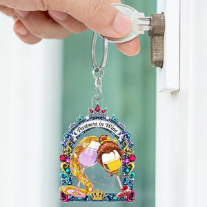 Princess Besties Keychain - Personalized Gifts For Besties 01nati100625-Homacus